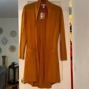 New! Issac Mizrahi open front cardigan